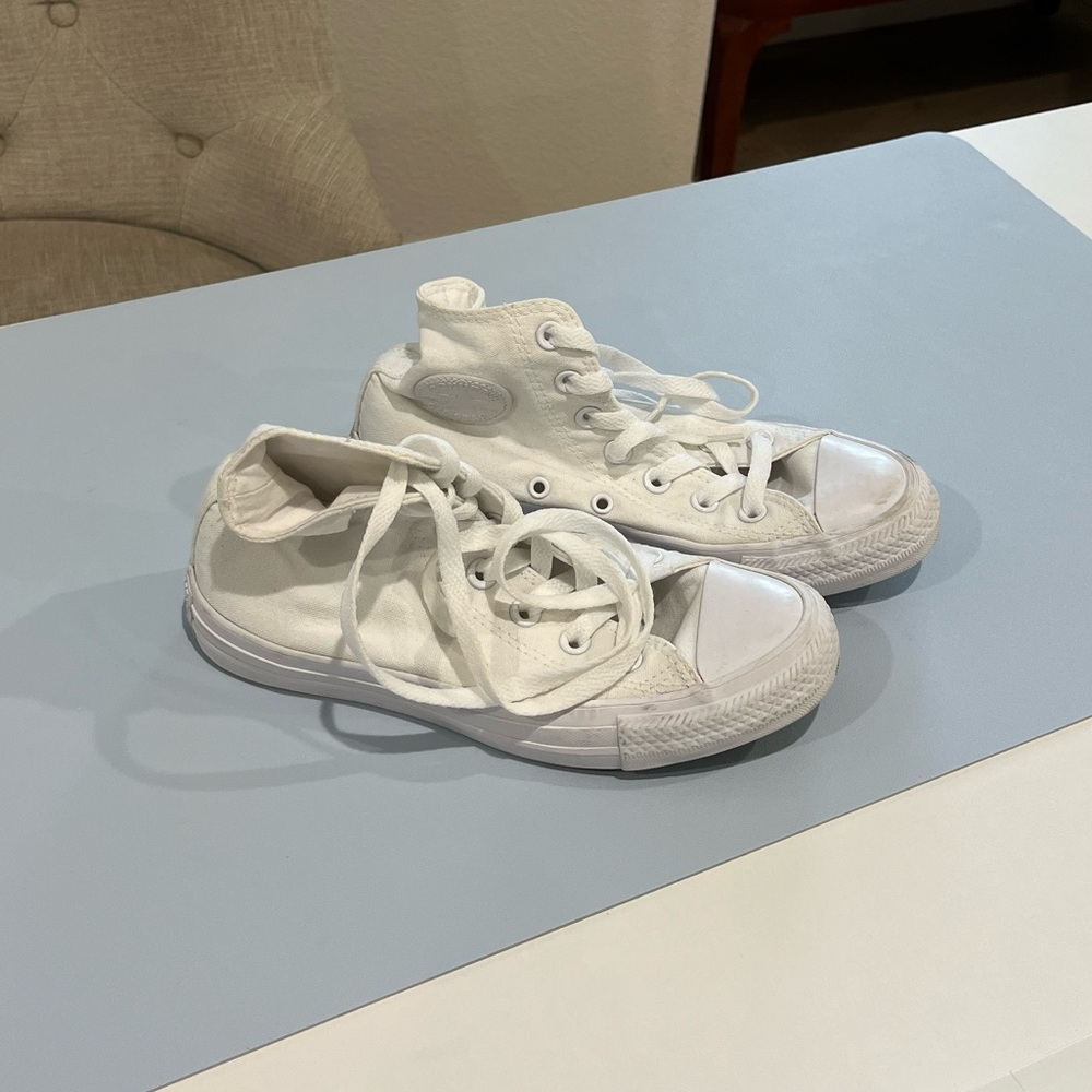 white high top converse